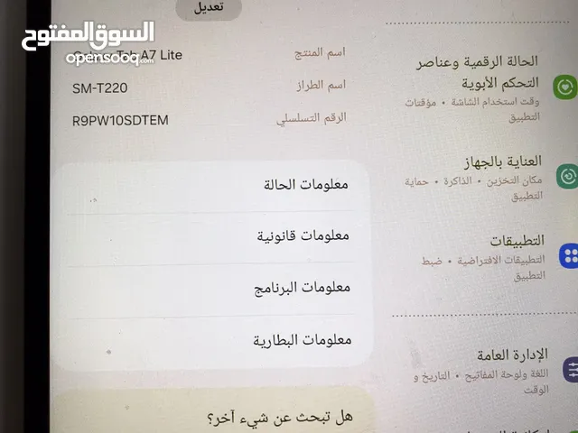 Samsung GalaxyTab A7 Lite 32 GB in Amman
