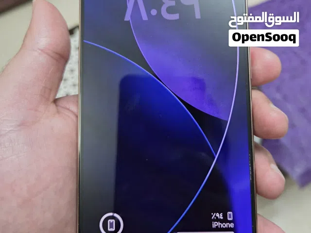 آيفون 16 برو مستعمل بحالة ممتازة بسعة 256 جيجابايت لون لؤلؤي مع الكرتونة