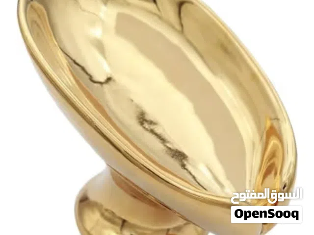 حاملة صابون زهبية اكسسوارات الحمام العصري زهبي وفضي