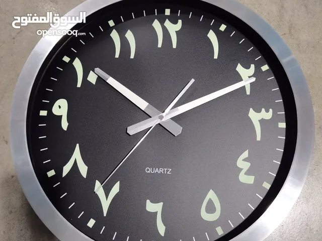 ساعة جدار جديد ارقام عربي مكينة يابانية حجم كبير