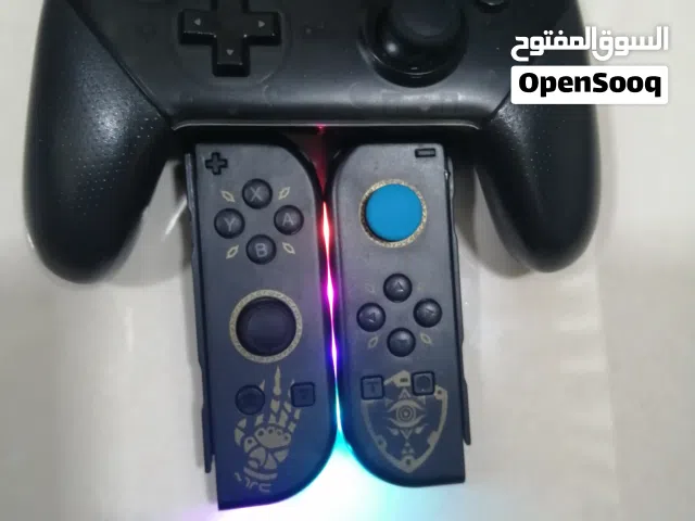 Nintendo Switch Pro Controller + RGB LED Joy-Cons Combo  Complete Gaming Bundle.Excellent condition