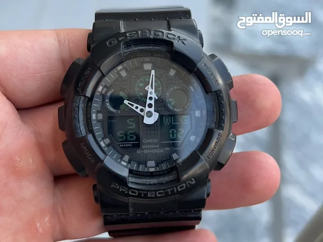 ساعة جي شوك الاصليه مع العلبه