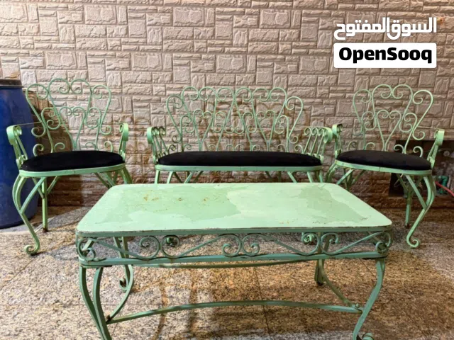 كرسي حديقة حديد