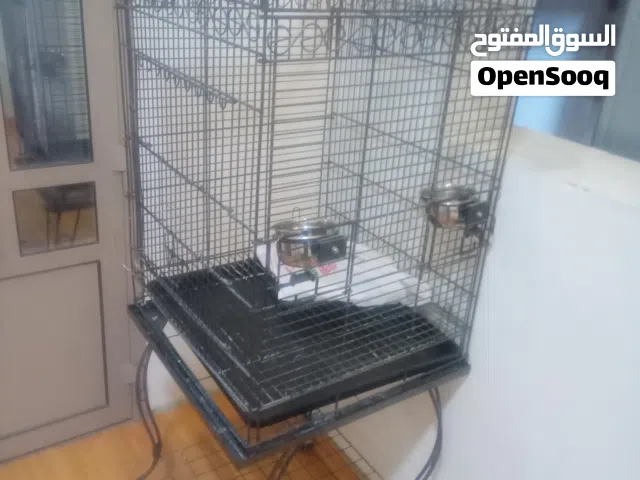 قفص كبير مع جاري مناسب للطيور كبيره  ومميز ..
