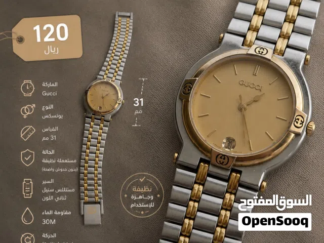 ساعة Gucci أصلية 31mm للبيع