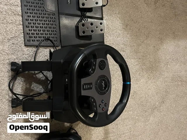 طارة ألعاب PXN V9 مع دواسات وقير يدوي - مستعمل بحالة ممتازة،يعمل على  ps3ps4.pcswitchxbox one