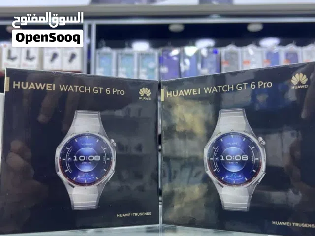 Huawei Watch GT6 Pro Titanium الجديدة كليا متوفرة الان بكفالة الوكيل الرسمي في  الاردن  متوفرة الان