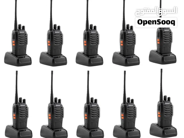 Baofeng 5W 10PCS BF-888S Walkie Talkies Handheld Two Way Radios Battery and Charger 2-4 KM