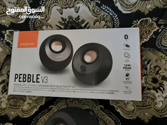 Creative Pebble V3 Minimalistic 2.0 USB-C Clear Dialog Enhancement Bluetooth 5.0 8W RMS /16W Peak Po