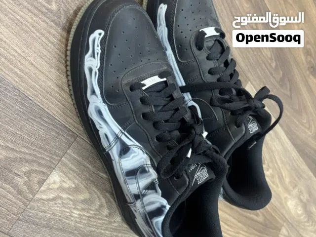 Nike Air Force 1'07 QS Black Skeleton ( Very Good Shape)
