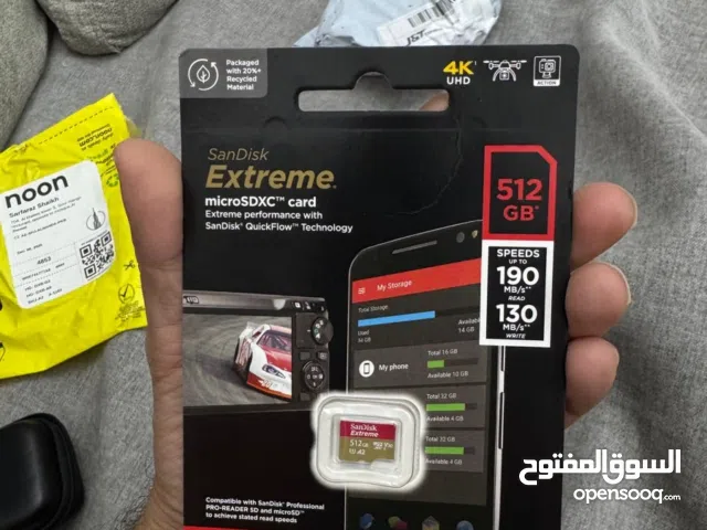 SanDisk Extreme 512GB زيرو – سرعة عالية A2 V30