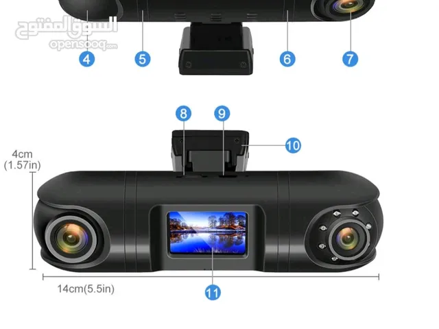 كاميرا كوجان 4K ثنائية العدسة للسيارة الاستراليه