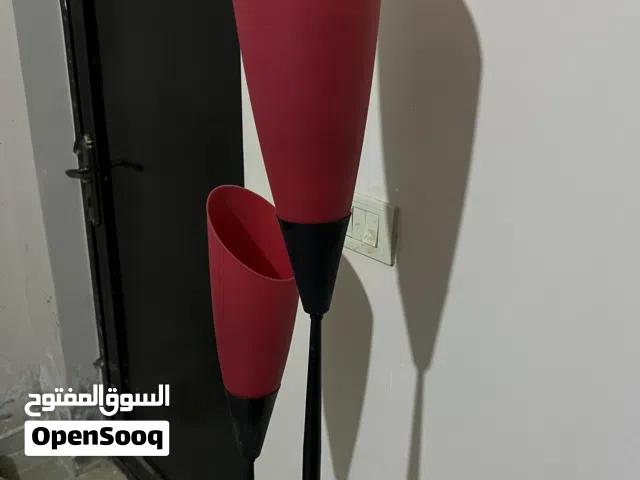 مصباح ارضي لون احمر مدرج موديل فخم جداً وجميل