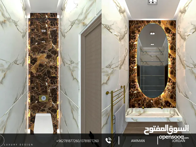مكتب (LUXURY DESIGN) للتقديم خدمات هندسة التصميم الداخلي والمعماري والتنفيذ والصيانة لكافة المشاريع