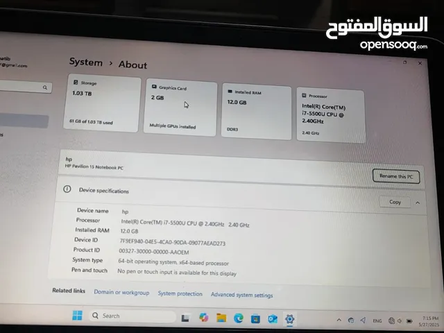 Windows HP for sale  in Amman