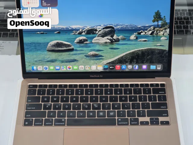 MacBook Air 13 2020 M1 8GB Ram 256GB SSD Gold لابتوب ابل