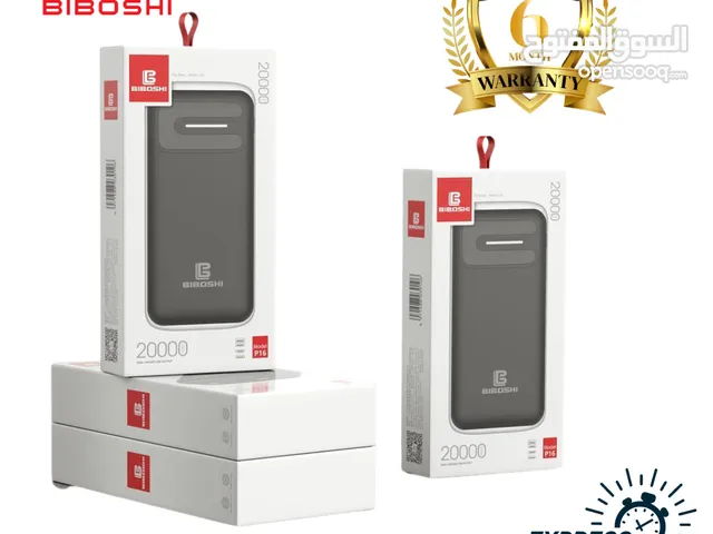 باور بانك اصلي بطاريه 20000 ملي امبير BIBOSHI P16 20000MAH BATTERY POWER BANK