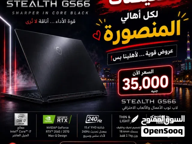Msi stealth gs66