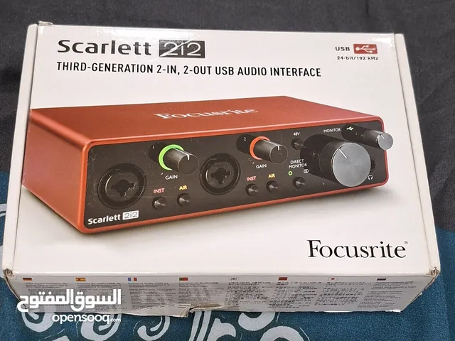 Focusrite 2i2 3rd Gen with SE Microphone Pre-Amp