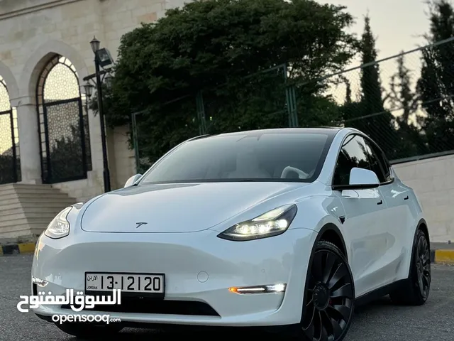 تيسلا Y بيرفورمانس دول موتور 2021 فحص كامل أعلى اضافات بسعر مغررري Tesla model Y