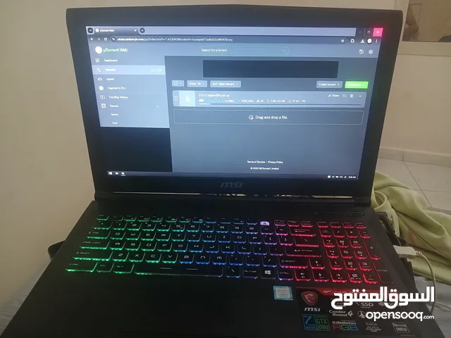 MSI Gp62MVR 7RFX leopard pro / for Exchange with Flaship phone