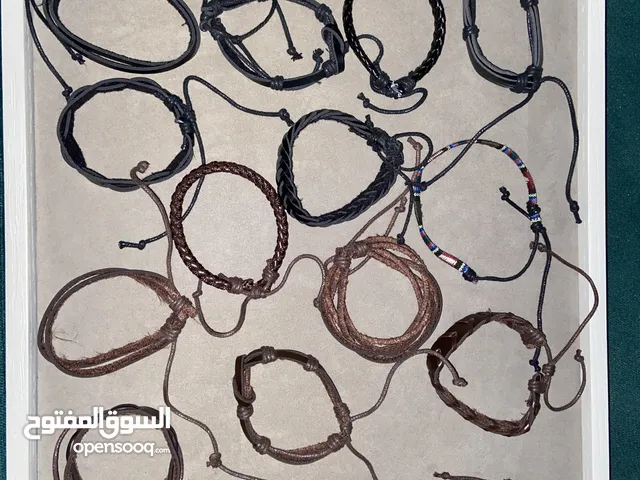 Bracelet leather new .. it was 1bd each now promo 500fils each