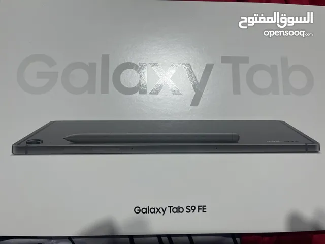 تاب سامسونغ S9 FE جديد بالكرتونة مع كامل اغراضه