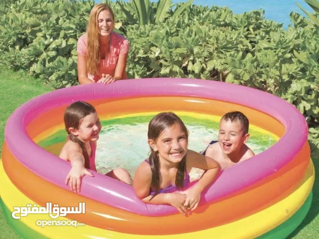 مسبح الاطفال من INTEX مسبح ملون بألوان ممتعه للعين