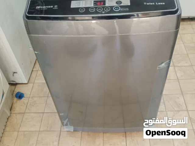غسالة فل اتوماتيك 13 كيلو باب علوي توب لودنج نوع هايسنس بحالة الوكالة شغالة 100% ع الفحص