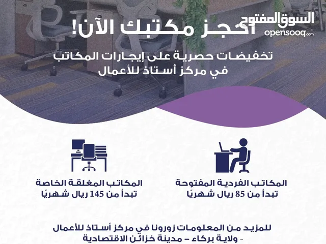 مكاتب للايجار في مدينة خزائن الاقتصادية