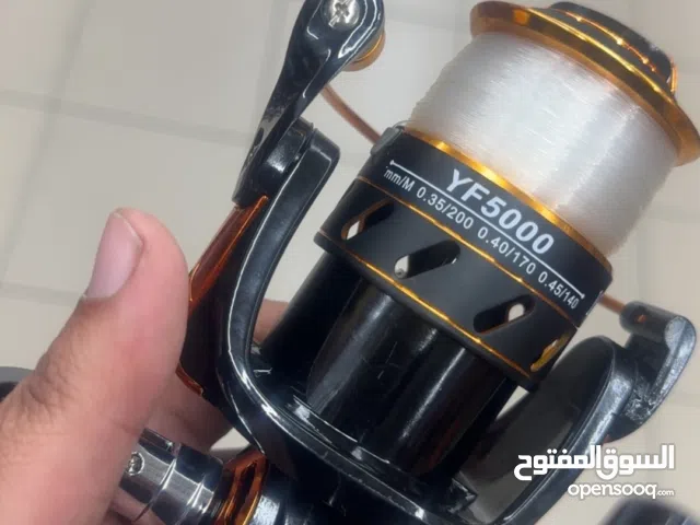 للبيع مكاين صيد سنارة و سنارة   Fishing reels and rods for sale