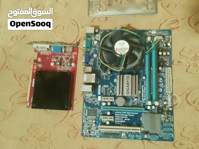 مذربورد gigabyte ga-g41mt-s2p 4gb ram + core 2 quad + AMD Radeon hd 5450 2gb مستعمل للبيع