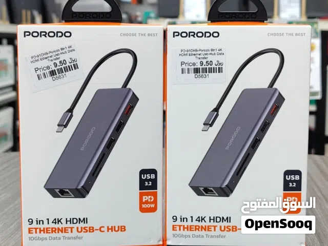 Brand New Porodo USB C Hub in Oman  Broad compatibility  1 Year Warranty