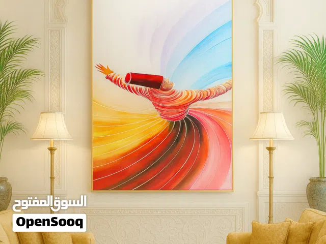 Luxury Glass Effect Acrylic Wall Art – The Colour of Light – Sufi Whirling