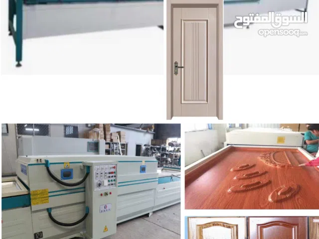 للبيع مكبس فاكيوم  لمشروع صناعة أبواب WPC والمطابخ ودريسنجات روم والأثاث وبديل الرخام والخشب