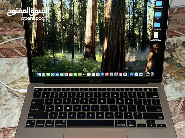 MacBook Air M1 - بطارية 53 دورة - Rose Gold + كفر