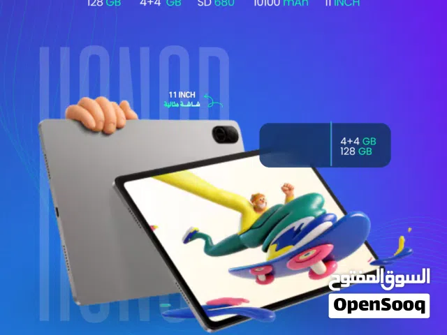 Honor Pad x8b 128GB 4Ram هونر باد x 8 b x 8b