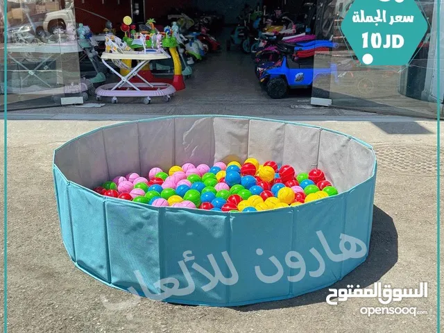 بركة طابات مميزه امنه للاطفل قطر دائري : 130 سم ارتقاع 0.30 سم جوده عاليه