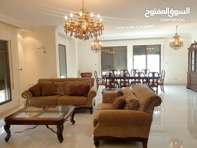 شقة مفروشة فخمة للإيجار 220 متر في ارقى مناطق جبل عمان