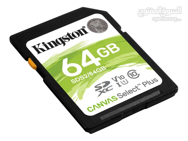 كرت ذاكرة لكميرات التصوير SD CARD 64GB