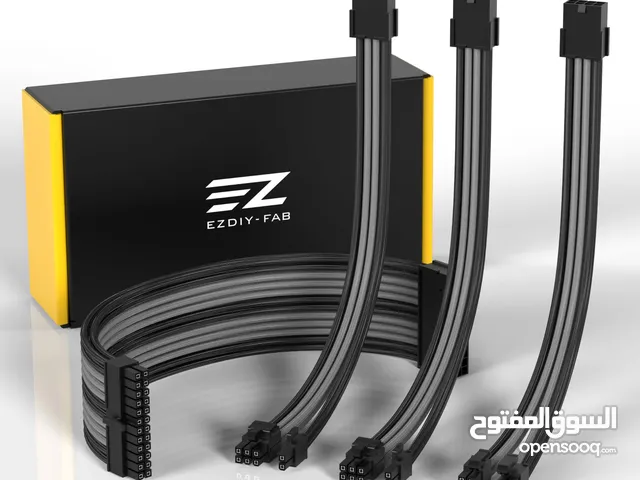 طقم كيبلات مزود الطاقة عالية الجودة من EZDIY-FAB High quality power supply cables from EZDIY-FAB