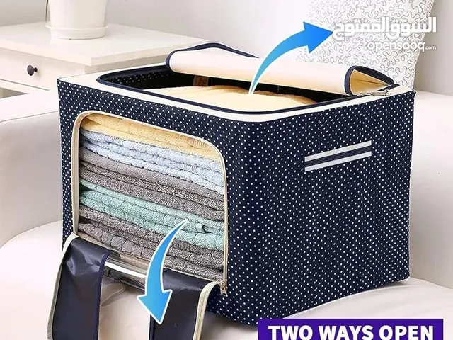 صندوق تخزين الملابس العملي والمتين  ودّعي الفوضى وعيشي الترتيب بكل فصول السنة!