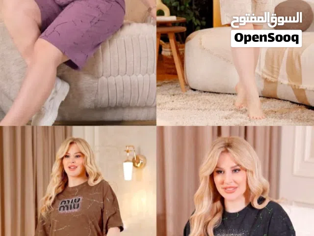سوت شورت قطعتين