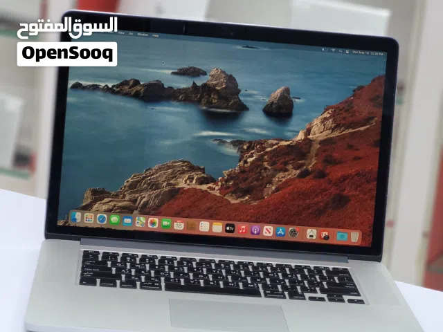 MACBOOK 2013 WITH RETINA DISPLAY AND BIG SCREEN 15.6INCH WITH 16GB RAM 500GB SSD 2GB DEDICATED CARD