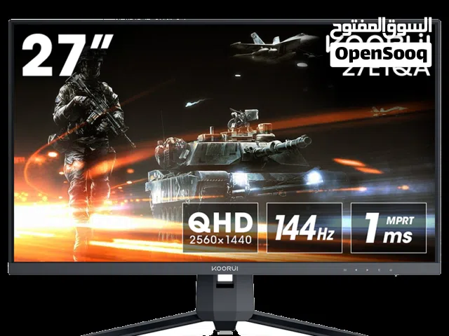 KOORUI 27E1QA – شاشة 27 2K بمعدل تحديث 144Hz مواصفات جيمنج
