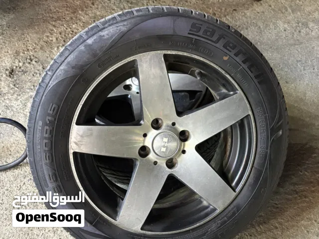 للبيع رنجات 15” مع اطاراتهن