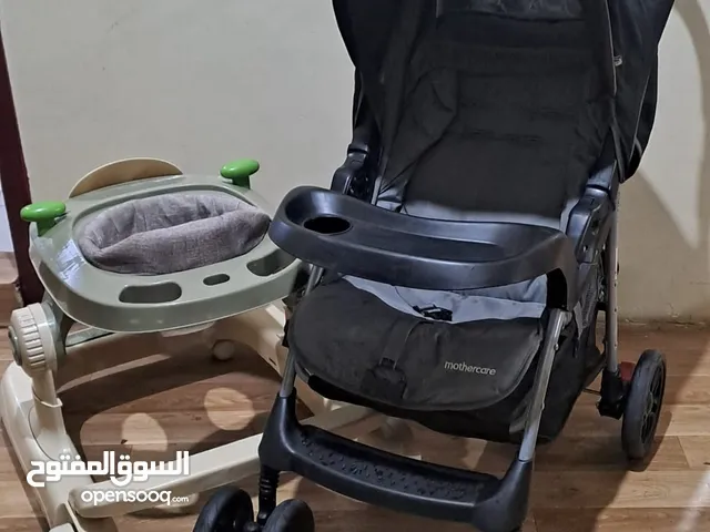 عربابة أطفالmothercare مشاية أطفال baby walker مع بعض
