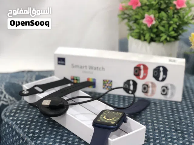 ساعة الكترونية زرقاء حزام اسود وحزام ازرق قابلة للتبديل والاستخدام الشخصي وقطع غيار