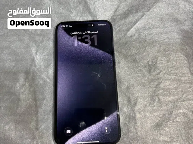 ايفون 15برو مكس 256قيقا بطاريه 87% شفره الكترونيه مش مفتوح اموره 100%