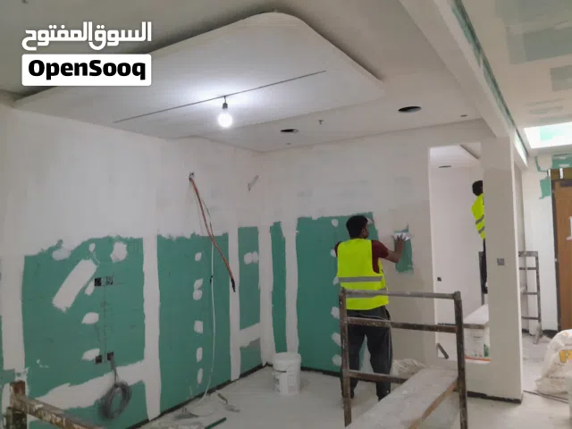جميع أعمال الدهان الداخلي والخارجي شقق، فلل، مكاتب، ترميم، معجون، رش بوية  عمل نظيف وأسعار مناسبة يو